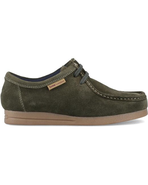 Base London Green Koko Moccasins for men