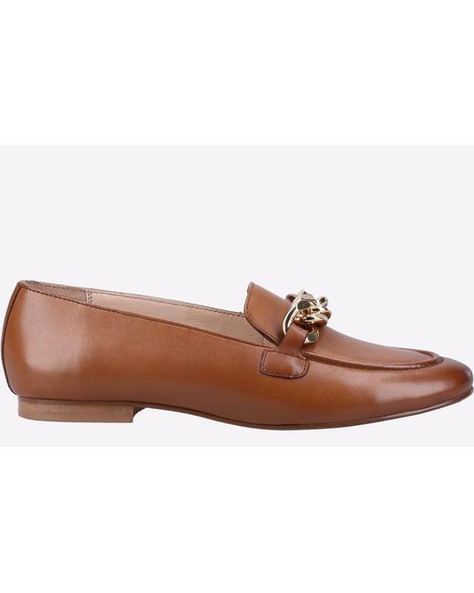 Hush Puppies Brown Harper Chain Loafer