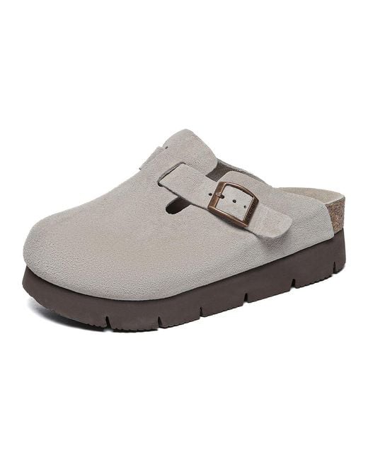 EverAu Australia Gray Ever Au Brooklyn Platform With Sole