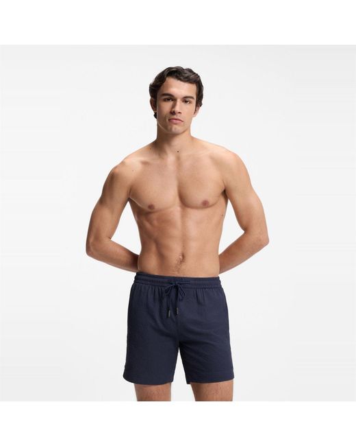 Boss Blue Swim Shorts for men