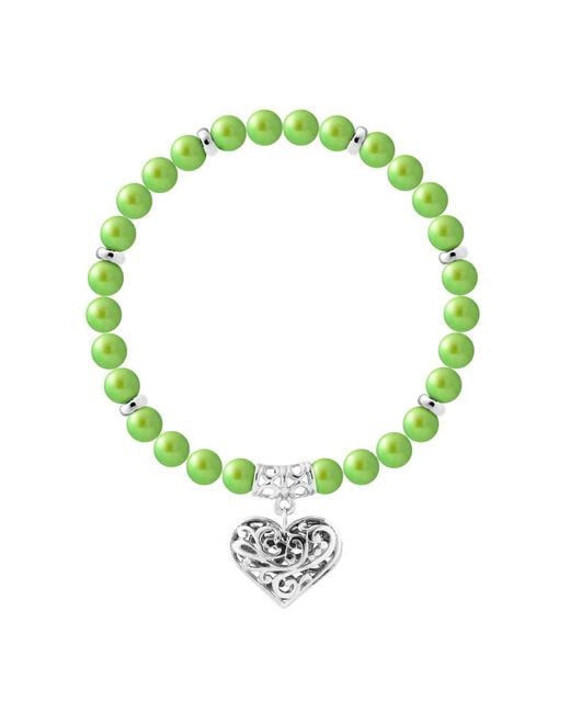 Rodney & Rolf Green Bracelet Sterling 925 Raipur