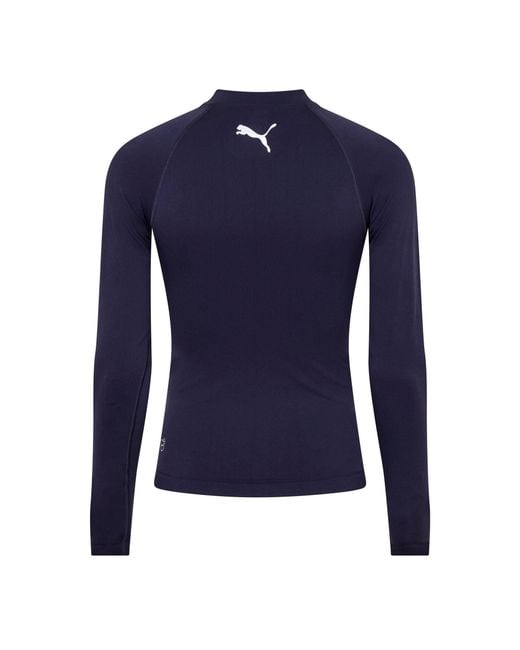 PUMA Blue Bodywear Winter Shirt for men