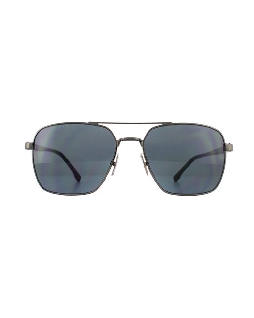 Boss Zonnebril 1045/s V81 Ir Donker Ruthenium Grijs Blauw in het Gray voor heren