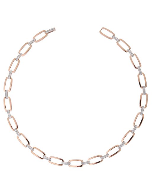 Orphelia Metallic 925 Sterling Necklace