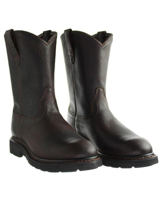 Sierra Brown Boots Leather