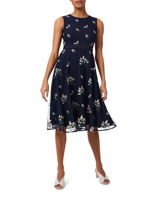Hobbs Blue Julia Dress