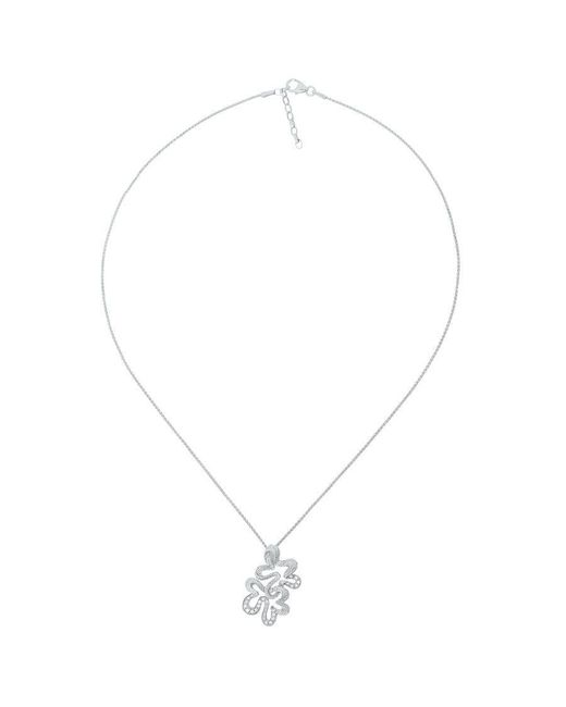 Orphelia Metallic 'Malenia' 925 Sterling Chain With Pendant