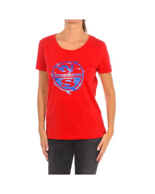 North Sails Red Short Sleeve T-Shirt 9024340