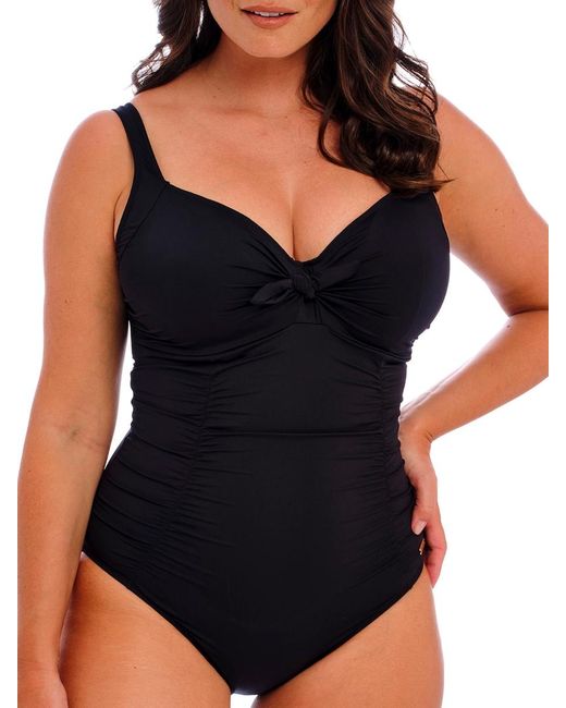 Fantasie Black Merissa Tie Front Swimsuit