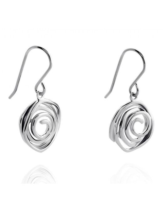 Orphelia Metallic 'Apolline' 925 Sterling Drop Earrings