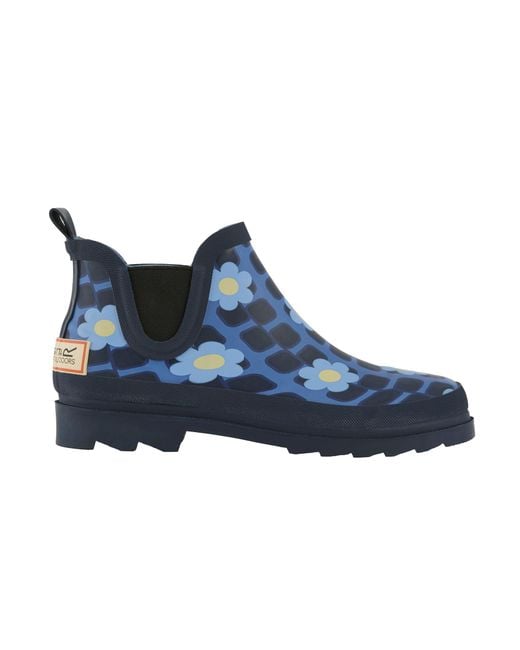 Regatta Blue Ladies Orla Kiely Daisy Wellington Boots