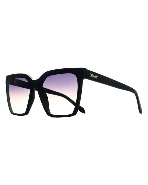 Quay Black Square Matte Dusk Poppy Gradient Level Up