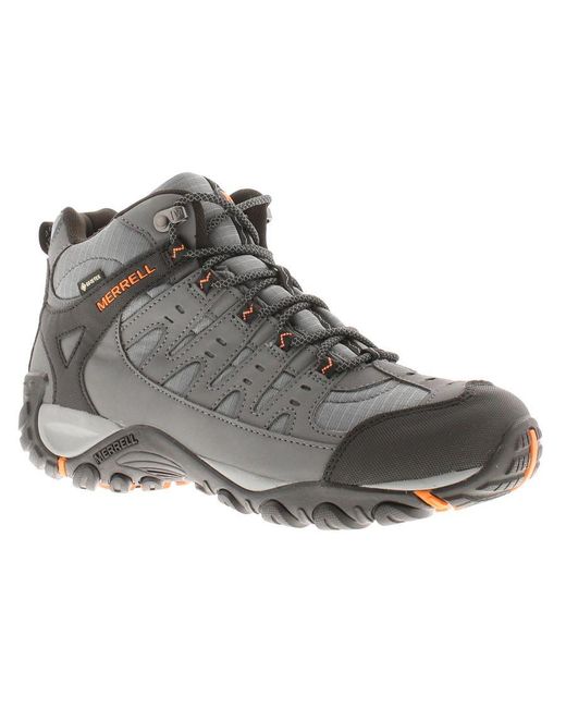 Merrell Gray Walking Boots Accentor Sport Mid Lace Up for men
