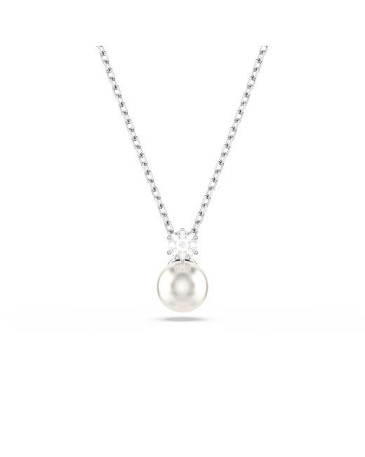 Swarovski Metallic 'Matrix' Base Metal Necklace
