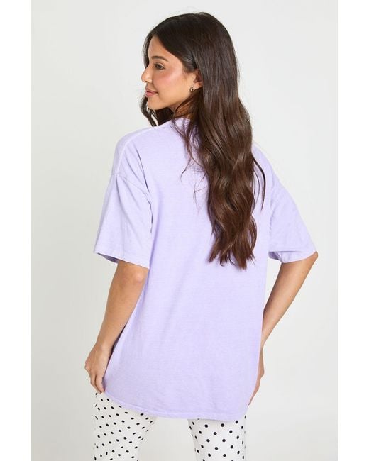 Boohoo White Washed Oversized T-Shirt