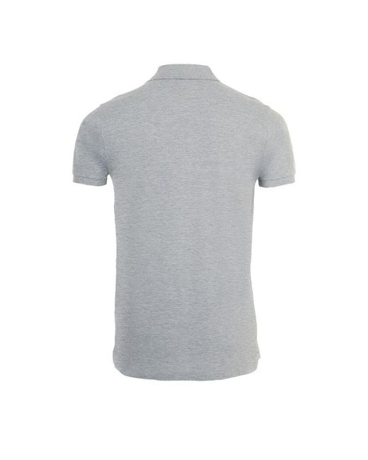 Sol's Gray Phoenix Short Sleeve Pique Polo Shirt Marl) for men