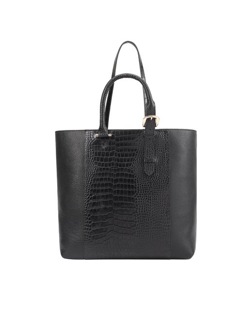 Paul Costelloe Black Ramna Leather Shoulder Bag