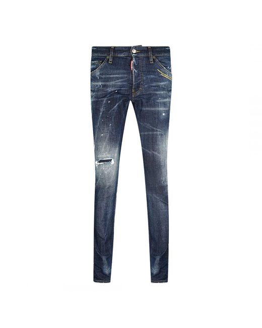 DSquared² Blue Cool Guy Jean Label Jeans for men