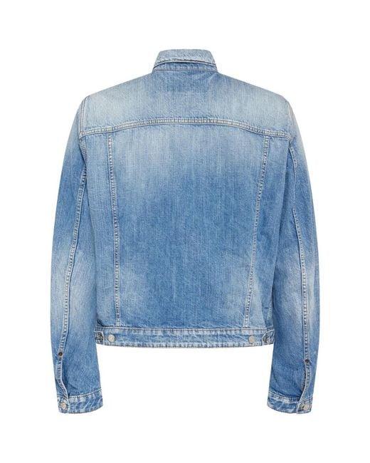 DSquared² Blue Heritage Boxy Denim Jacket for men