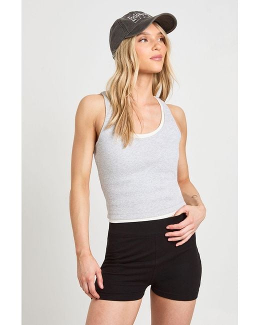 Boohoo White Petite Basic Shorter Length Cycling Short