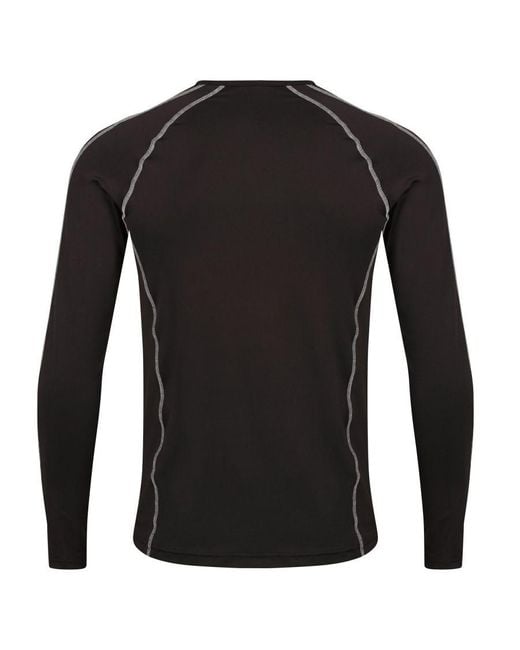 Regatta Black Pro Long-Sleeved Base Layer Top for men