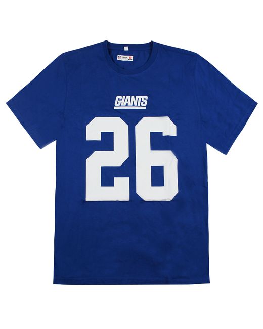 Fanatics Blue Nfl New York Giants Saquon Barkley T-Shirt for men
