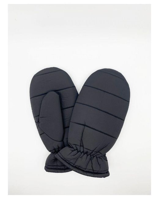 SVNX Blue Quilted Mittens for men