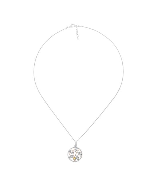 Orphelia Metallic 'Oceane' 925 Sterling Chain With Pendant