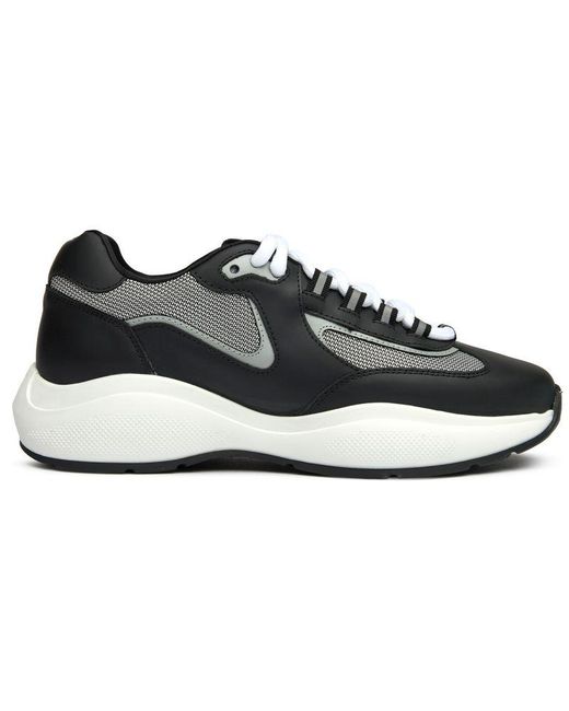 Cleens Black Podium Trainers for men