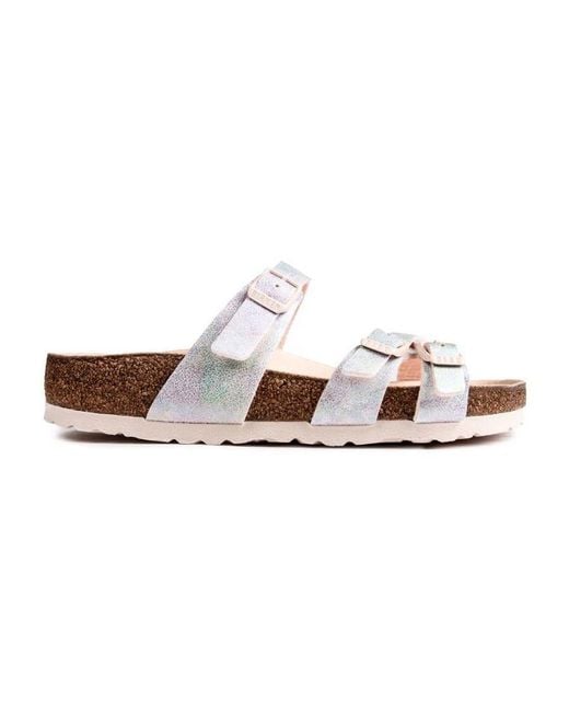 Birkenstock White Franca Sandals