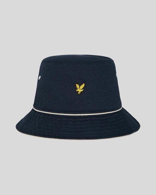 Lyle & Scott Piped Emmerhoed in het Blue voor heren