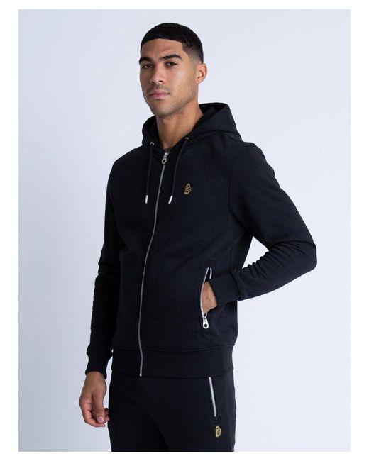 Luke 1977 Blue Berlin 2 Zip Hoodie for men