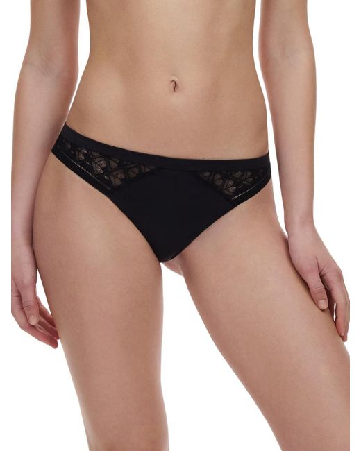 Chantelle Black Easy Feel Ace Tanga