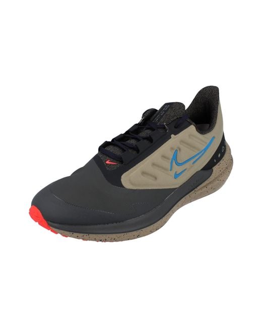 Nike Black Air Winflo Shield Running Trainers for men