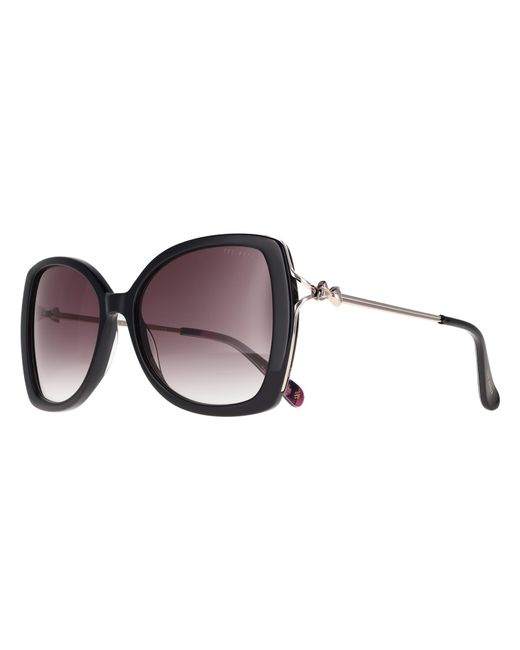 Ted Baker Brown Butterfly Gloss Solid Dark Gradient Tb1773 Vallie