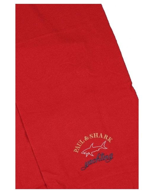 Paul & Shark Red And Scarf for men