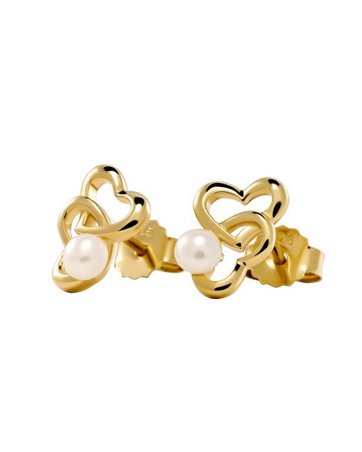 Orphelia Metallic 'Lili' 925 Sterling Stud Earrings