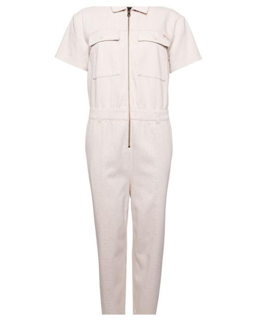 Superdry Natural Limited Edition Dry Utility Jumpsuit Cotton