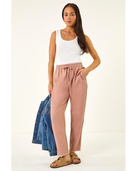 Roman Blue Petite Elasticated Waist Trouser