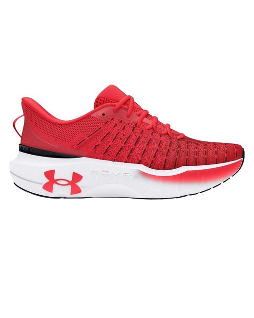 Under Armour Red Infinite Lace Up Running Trainers for men