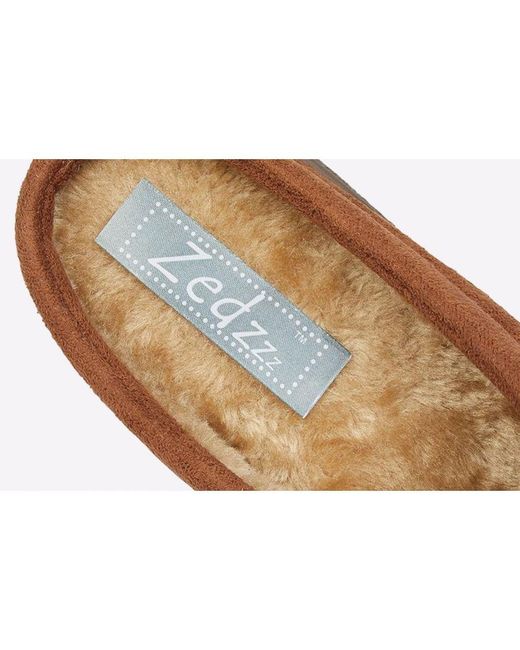 Zedzzz Brown Alex Mule Slippers for men