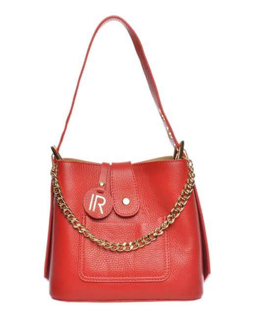 Isabella Rhea Red Rindsledertasche