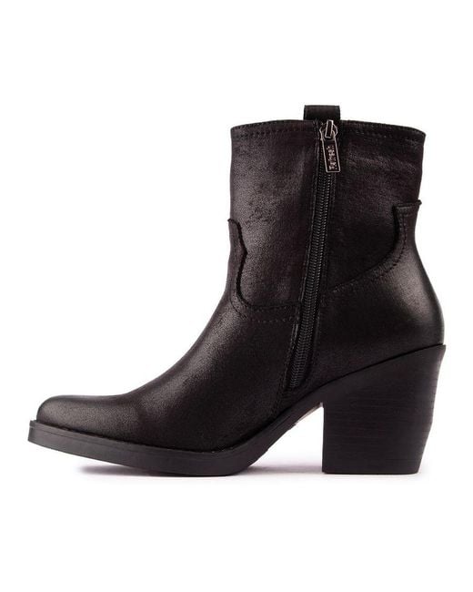 Refresh Black Western Classic Boots