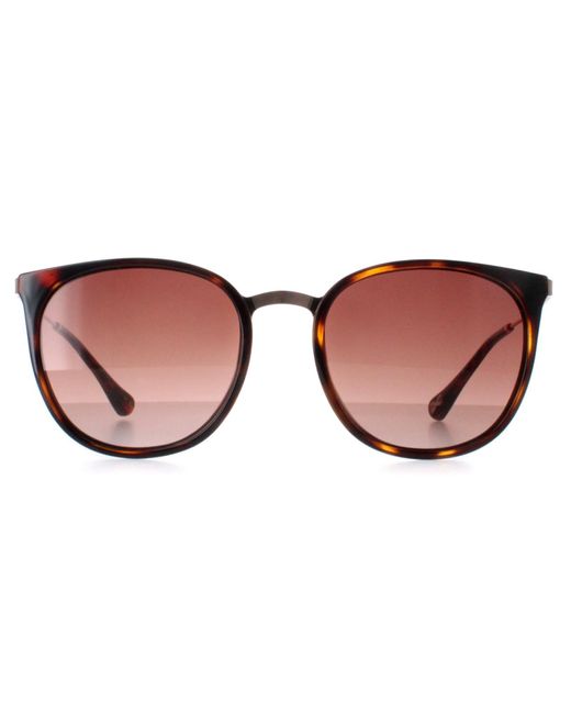 Ted Baker Brown Round Tortoise Rose Gradient Tb1584 Mina