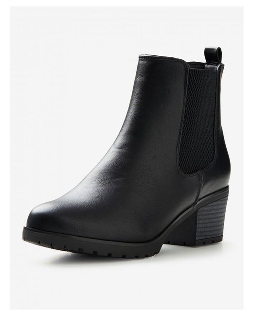 RIVERS Black Oft Gabrielle Ankle Boot