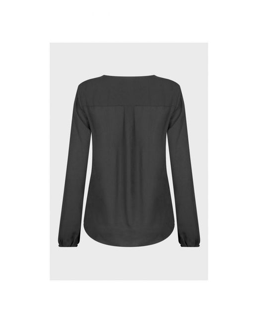 Versace 19.69 Abbigliamento Sportivo Black 19V69 Blouse Julia Fabric