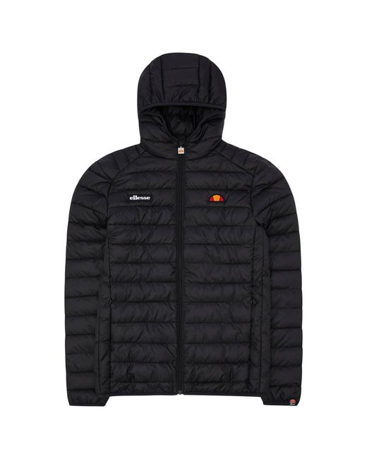 Ellesse Black Lombardy Quilted Jacket for men