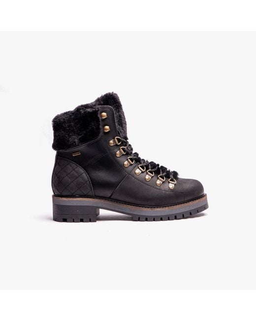Barbour Black Holly Hiker Boots
