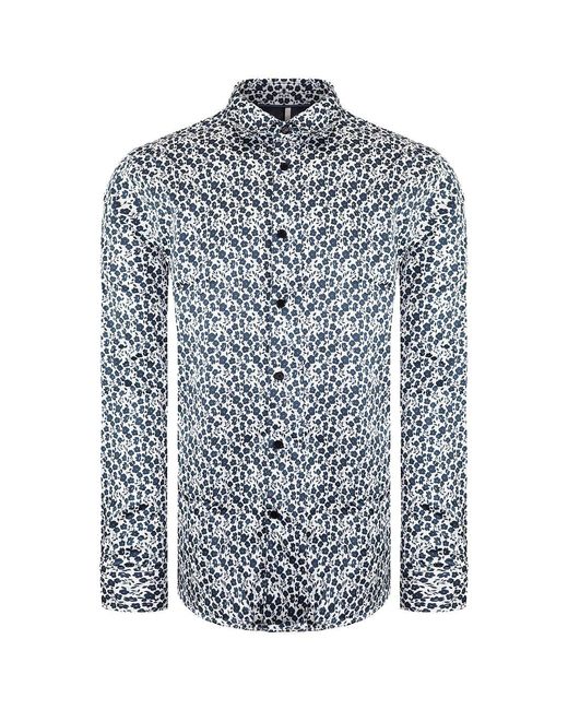 Ted Baker Blue Capua Ditsy Shirt for men