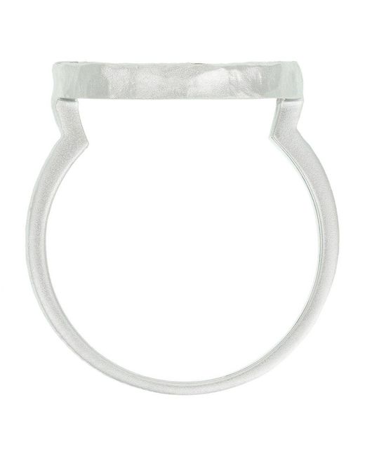 Orphelia Metallic Ladies Embellished 925 Sterling Ring